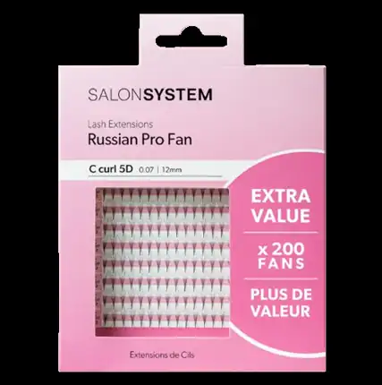 Salon System Extra Value ProFan 5D C Curl 0.07 12mm