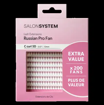 Salon System Extra Value ProFan 5D C Curl 0.07 10mm