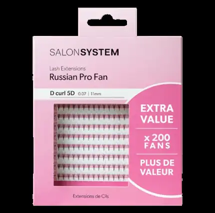 Salon System Extra Value ProFan 5D D Curl 0.07 11mm