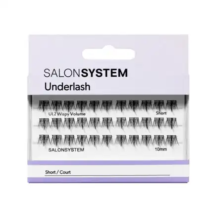 Salon System Underlash Wispy Volume Eyelashes (Short)